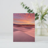 Carte Postale Dunes de sable rose, Vallée de la Mort, CA (Debout devant)