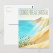 Carte Postale Dunes de Sleeping Bear (Devant / Derrière)