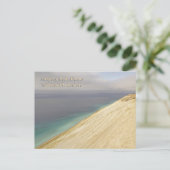 CARTE POSTALE "DUNES DE SLEEPING BEAR/ ÉCLAIRAGE ET ANGLES" (Debout devant)