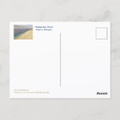 CARTE POSTALE "DUNES DE SLEEPING BEAR/ ÉCLAIRAGE ET ANGLES" (Dos)