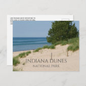 Carte Postale Dunes d'Indiana (Devant / Derrière)