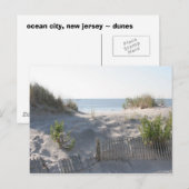 Carte Postale Dunes d'Ocean City (Devant / Derrière)