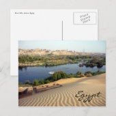 Carte Postale dunes du nil (Devant / Derrière)