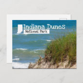 Carte Postale Dunes Indiana Dunes National Park Beach Dune (Devant / Derrière)