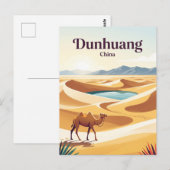 Carte Postale Dunhuang Chine (Devant / Derrière)