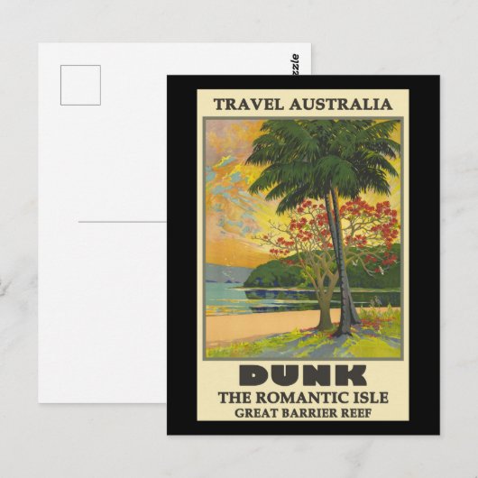 Carte Postale Dunk, Australie (Devant / Derrière)