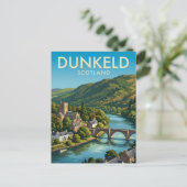 Carte Postale Dunkeld Écosse (Debout devant)