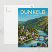 Carte Postale Dunkeld Écosse (Devant / Derrière)