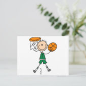 Carte Postale Dunking Boys Basketball Tshirts et cadeaux (Debout devant)