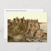 Carte Postale Dunluce Castle, County Antrim (Devant / Derrière)