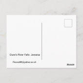 Carte Postale Dunn's River Falls Jamaïque (Dos)