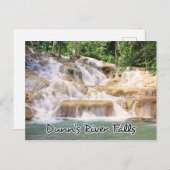 Carte Postale Dunn's River Falls Jamaïque closeup (Devant / Derrière)