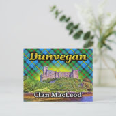 Carte Postale Dunvegan Castle Clan MacLeod Isle of Skye Scotland (Debout devant)