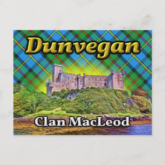Carte Postale Dunvegan Castle Clan MacLeod Isle of Skye Scotland (Devant)