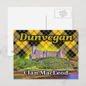 Carte Postale Dunvegan Castle Clan MacLeod Lewis Tartan Scotland (Devant / Derrière)