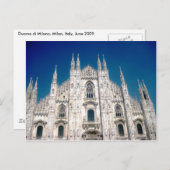 Carte Postale Duomo di Milano (Devant / Derrière)