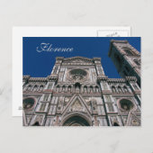 Carte Postale Duomo, ou Père Noël Maria Del Fiore, Florence, Ita (Devant / Derrière)