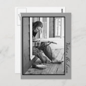 Carte Postale Dur au travail (Devant / Derrière)