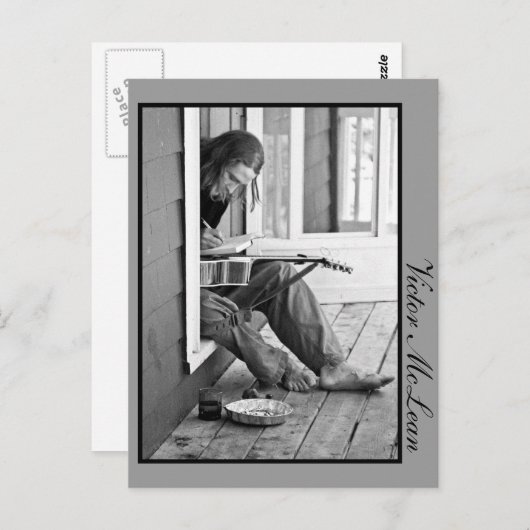 Carte Postale Dur au travail (Devant / Derrière)