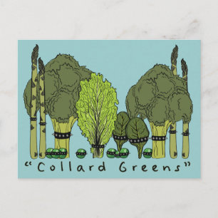 Carte Postale Dur Core Collard Greens
