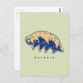 Carte Postale Durable - Tardigrade (Devant / Derrière)