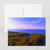 Carte postale - Durand Eastman Beach en automne (Devant / Derrière)