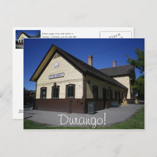Carte postale Durango (Devant / Derrière)
