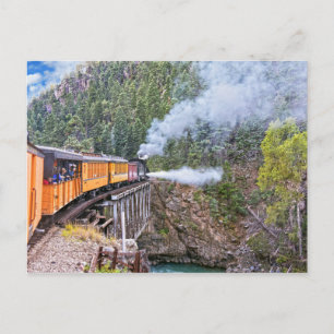 Carte Postale Durango Et Silverton Railroad Locomotive Blowdown