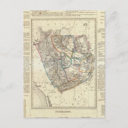 Carte Postale Durango, Mexique (Devant)