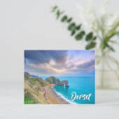 Carte Postale Durdle Door, Jurassic Coast, Dorset, England (Debout devant)