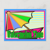 Carte Postale Durée de la pastèque (Devant)