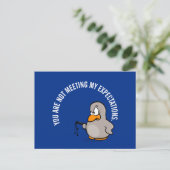 Carte Postale Durée de votre examen annuel du rendement des empl (Debout devant)