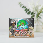 Carte Postale Durée d'économie de libération (Debout devant)