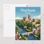 Carte Postale Durham, Angleterre (Devant / Derrière)