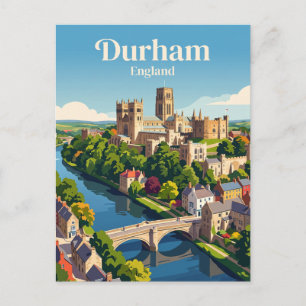 Carte Postale Durham, Angleterre