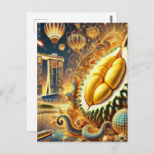 Carte Postale Durian Extravaganza Marina Bay Sands - Singapour (Devant / Derrière)