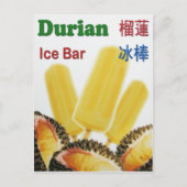 Carte Postale Durian Ice Bar Tropical Fruit Popsicle (Devant)