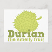 Carte Postale Durian le fruit malodorant (Devant)