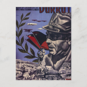 Carte Postale Durruti. Les vrais anarchistes sont_Affiche de pro