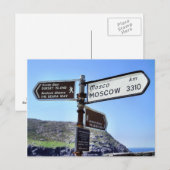 Carte postale Dursey Island to Moscow (Devant / Derrière)