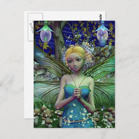 Carte Postale Dusage de libellules (Devant / Derrière)