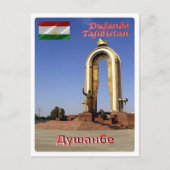 Carte Postale Dushanbe - Monument Somoni - Tadjikistan - (Devant)