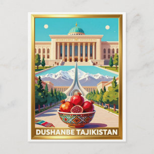 Carte Postale Dushanbe Tadjikistan Voyage en Montagne
