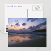 Carte Postale Dusk À Karon Beach (Devant / Derrière)