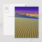 Carte Postale Dusk à Monahans Sands (Devant / Derrière)