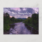 Carte Postale Dusk au fleuve Ammonoosuc New Hampshire (Devant)