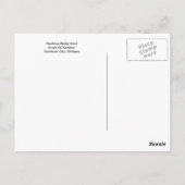 Carte Postale Dusk du pont Mackinac (Dos)