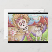 Carte postale "Dusk With Dog" du Jour des Morts (Devant / Derrière)