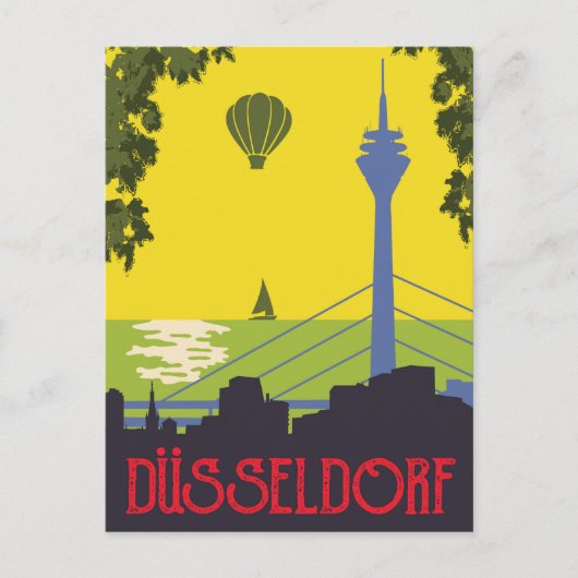 Carte Postale Düsseldorf, Allemagne (Devant)