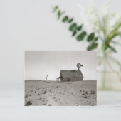 Carte Postale Dust Bowl Farm, 1938 (Debout devant)